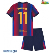 Barcelona Raphinha Belloli #11 Hjemmedraktsett Barn 2026-27 Kortermet (+ Korte bukser)